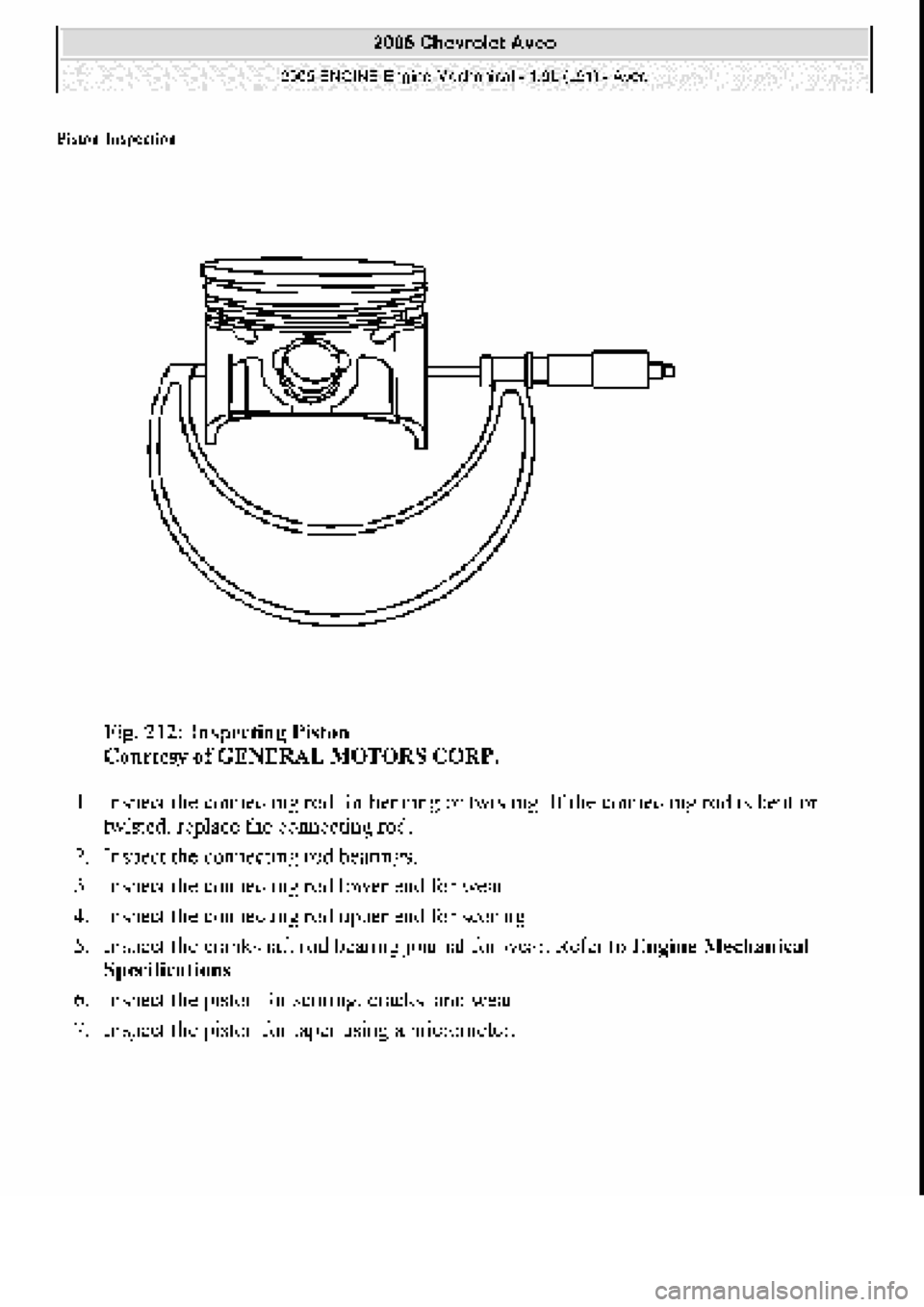 CHEVROLET AVEO 2002  Service Repair Manual 