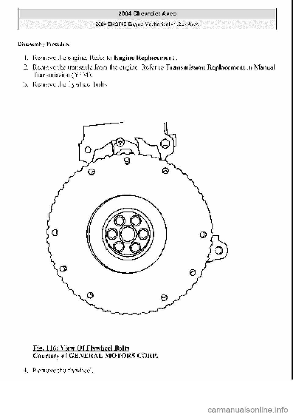 CHEVROLET AVEO 2002  Service Repair Manual 