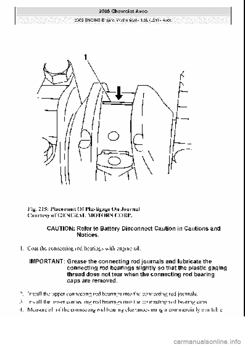 CHEVROLET AVEO 2002  Service Repair Manual 