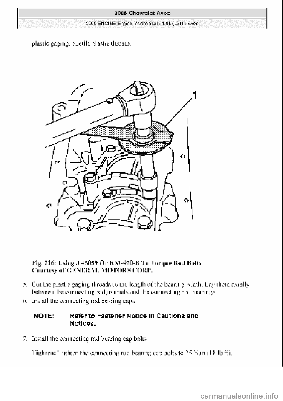 CHEVROLET AVEO 2002  Service Repair Manual 