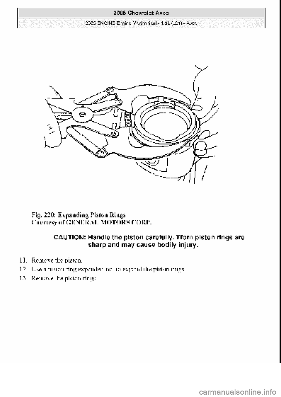 CHEVROLET AVEO 2002  Service Repair Manual 