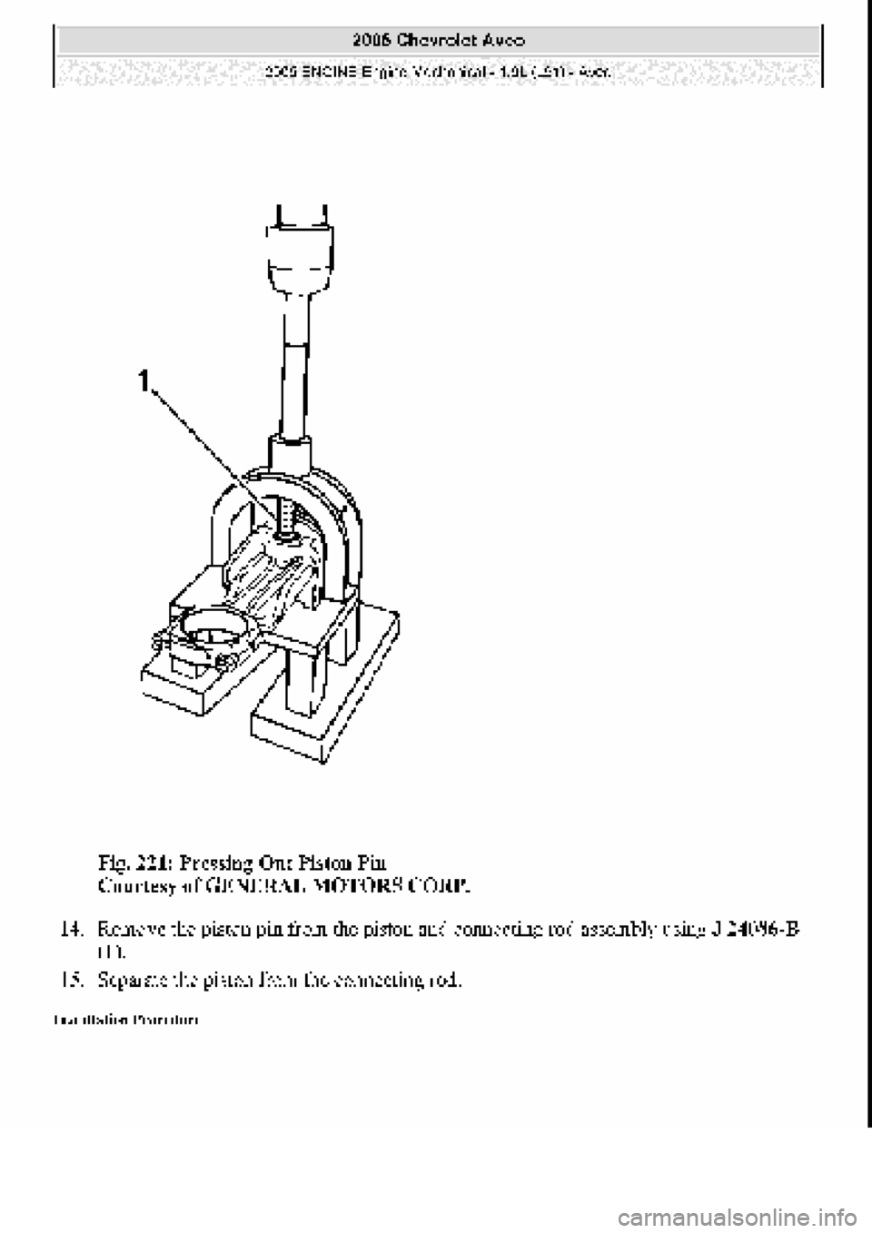 CHEVROLET AVEO 2002  Service Repair Manual 
