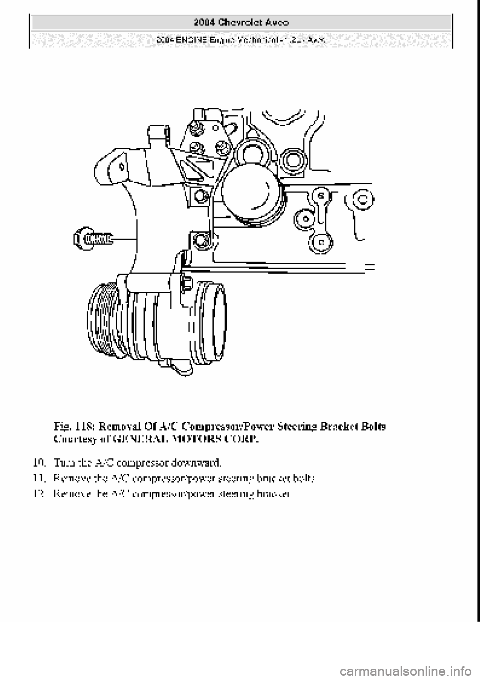 CHEVROLET AVEO 2002  Service Repair Manual 