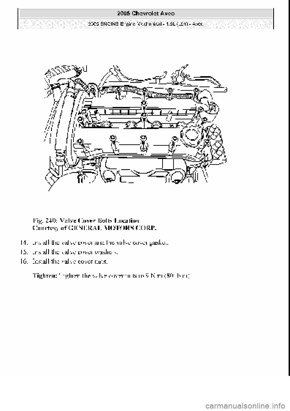 CHEVROLET AVEO 2002  Service Repair Manual 