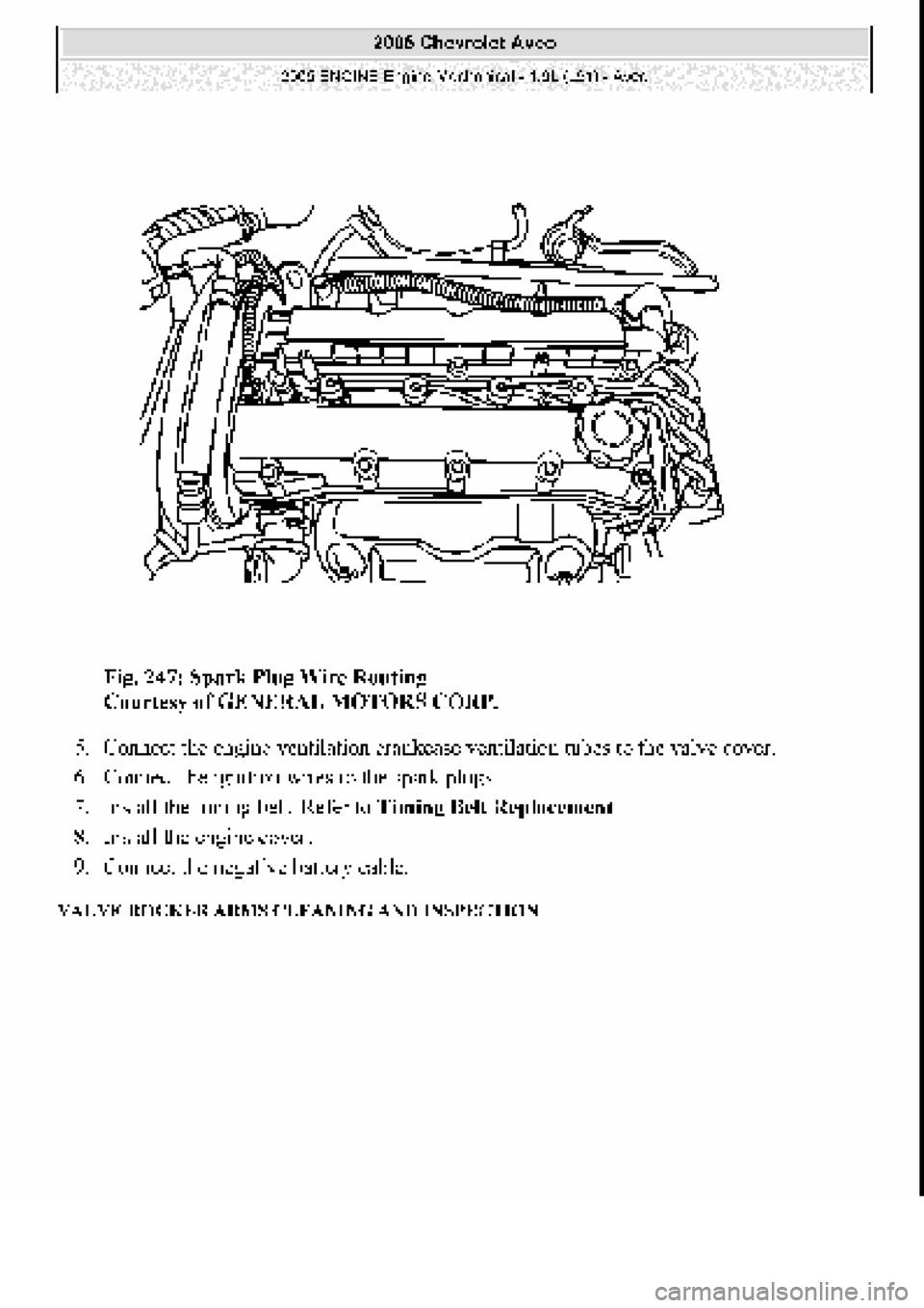 CHEVROLET AVEO 2002  Service Repair Manual 