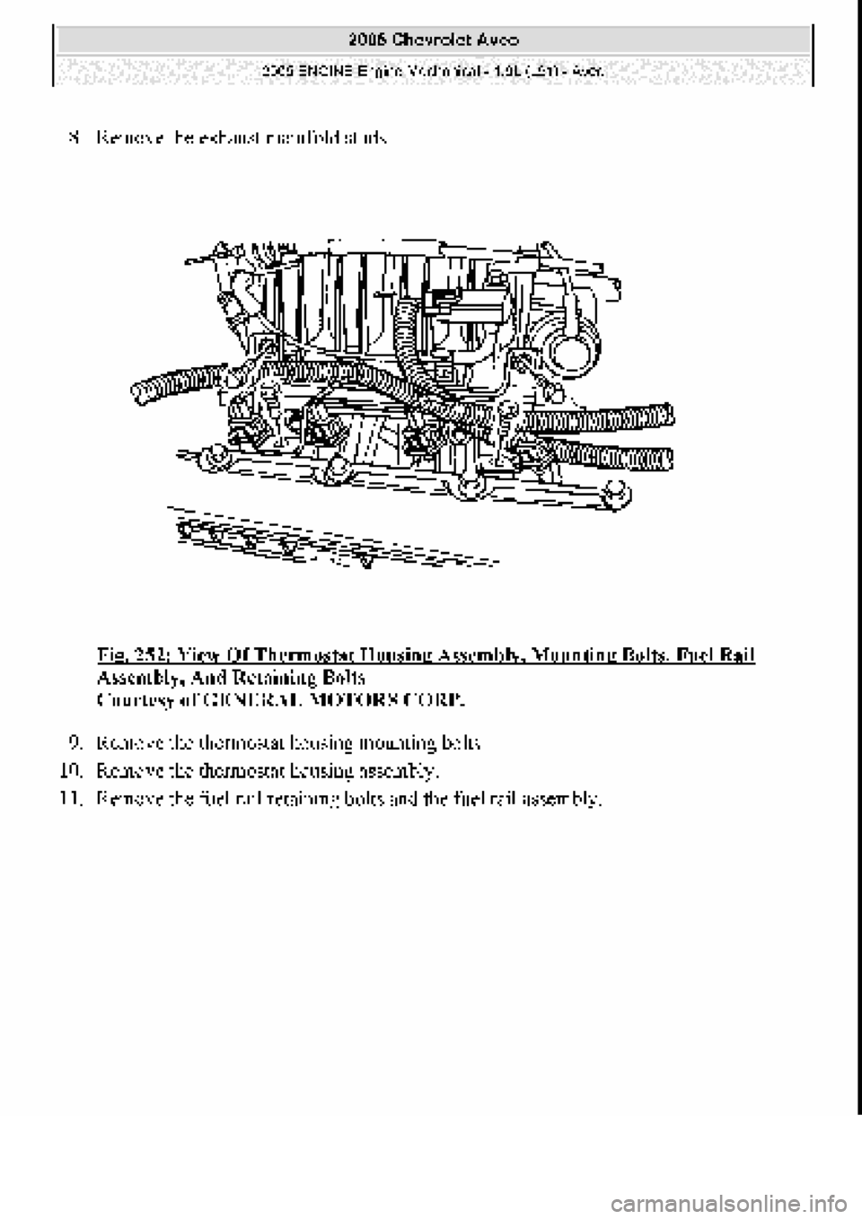 CHEVROLET AVEO 2002  Service Repair Manual 