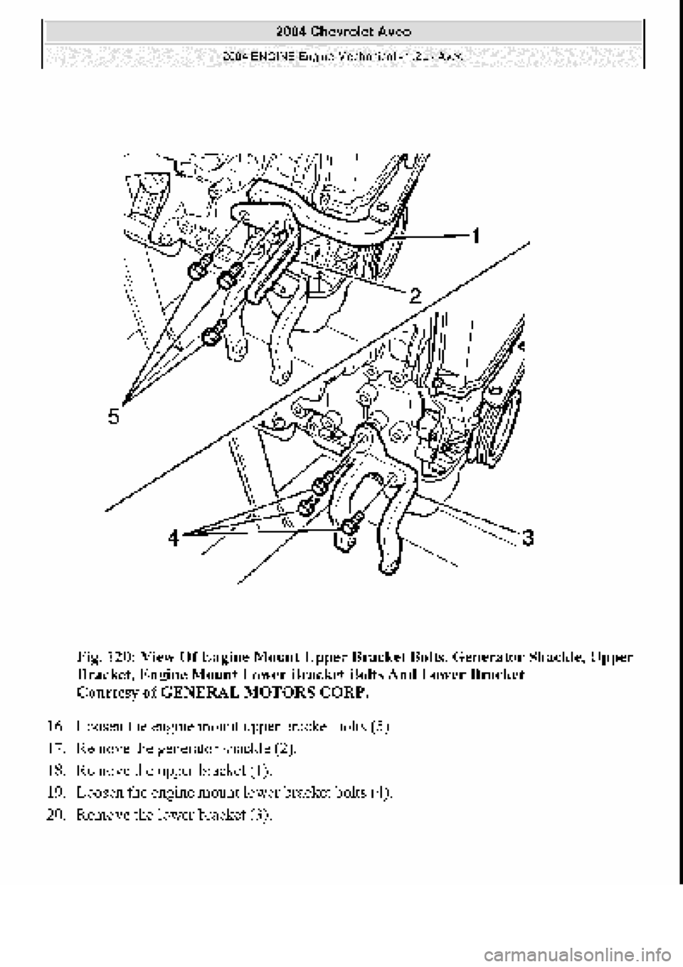 CHEVROLET AVEO 2002  Service Repair Manual 