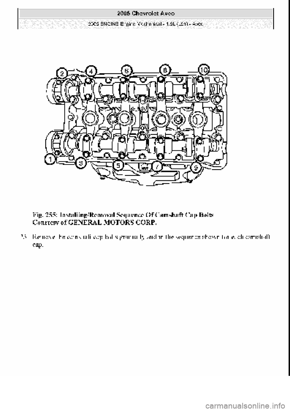 CHEVROLET AVEO 2002  Service Repair Manual 
