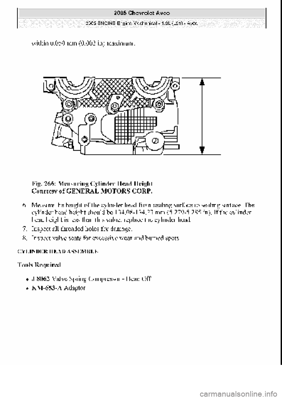 CHEVROLET AVEO 2002  Service Repair Manual 