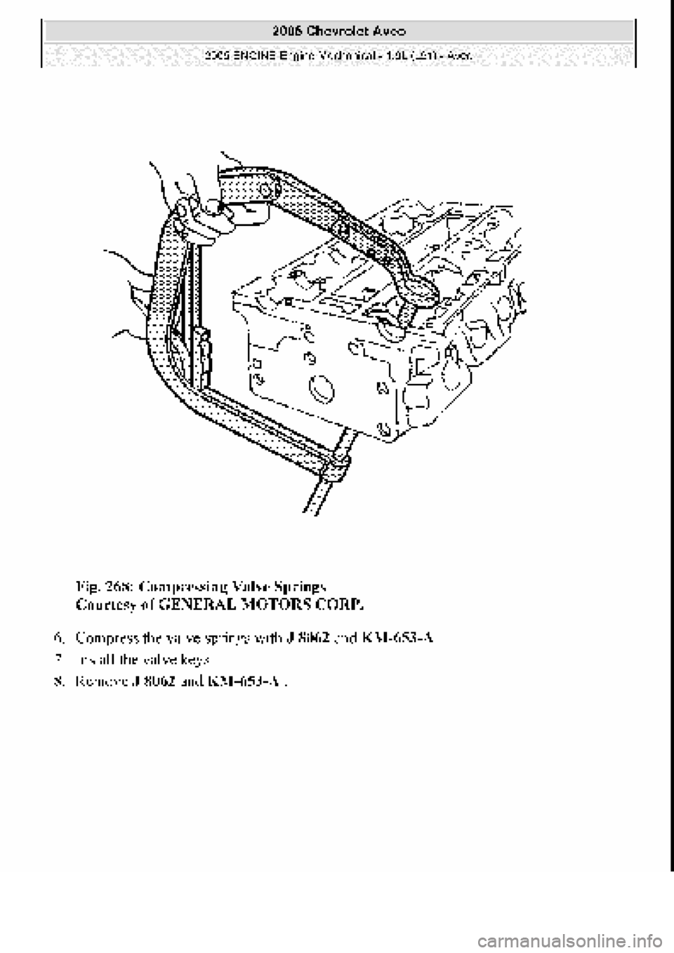 CHEVROLET AVEO 2002  Service Repair Manual 