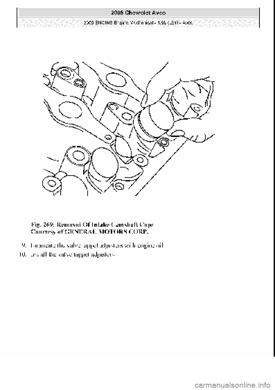 CHEVROLET AVEO 2002  Service Repair Manual 