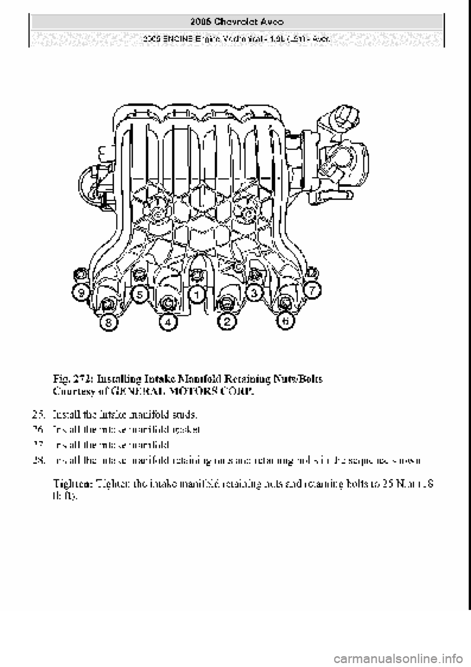 CHEVROLET AVEO 2002  Service Repair Manual 