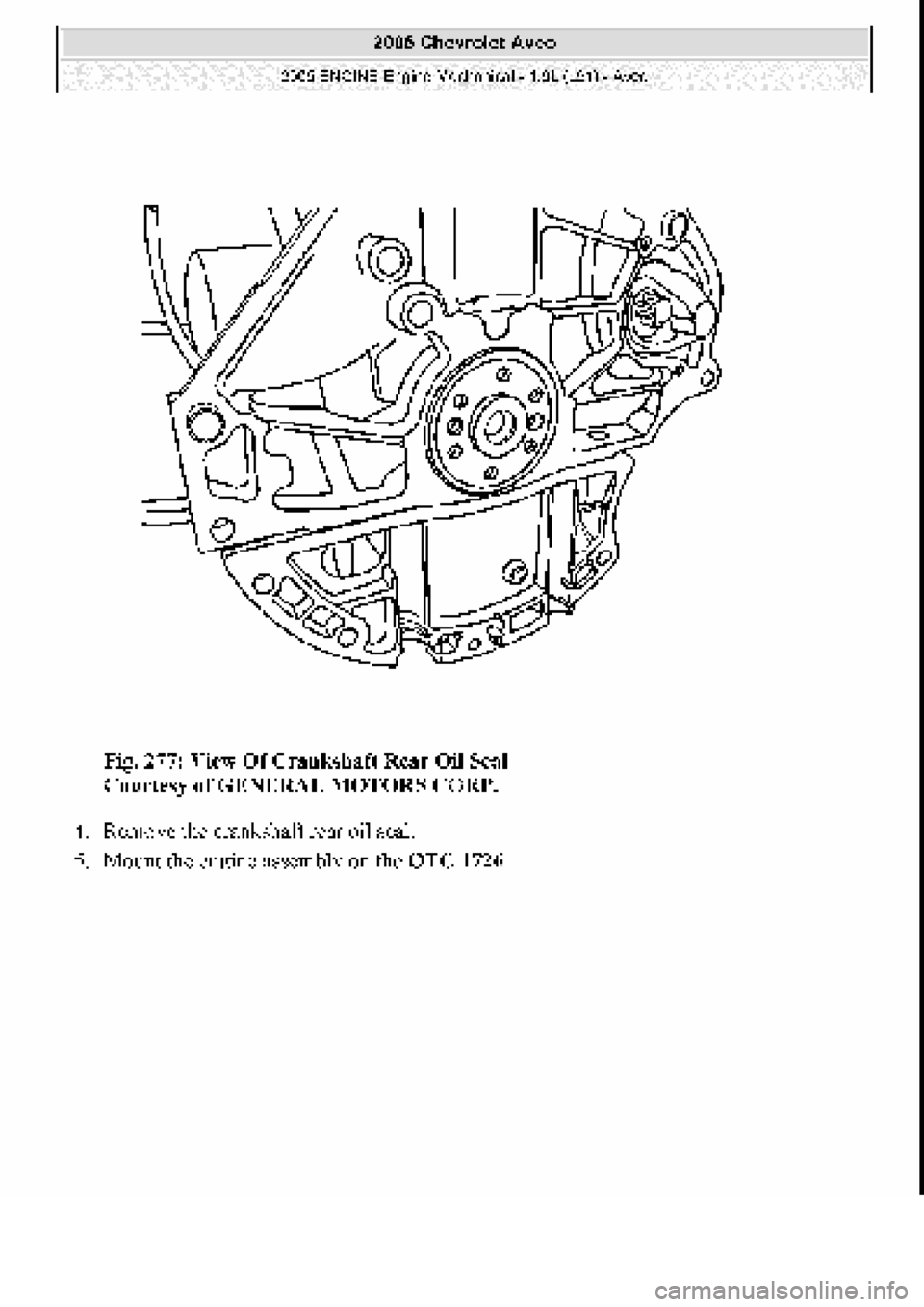 CHEVROLET AVEO 2002  Service Repair Manual 