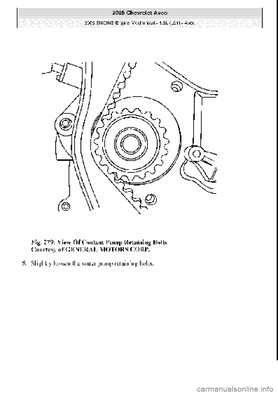 CHEVROLET AVEO 2002  Service Repair Manual 