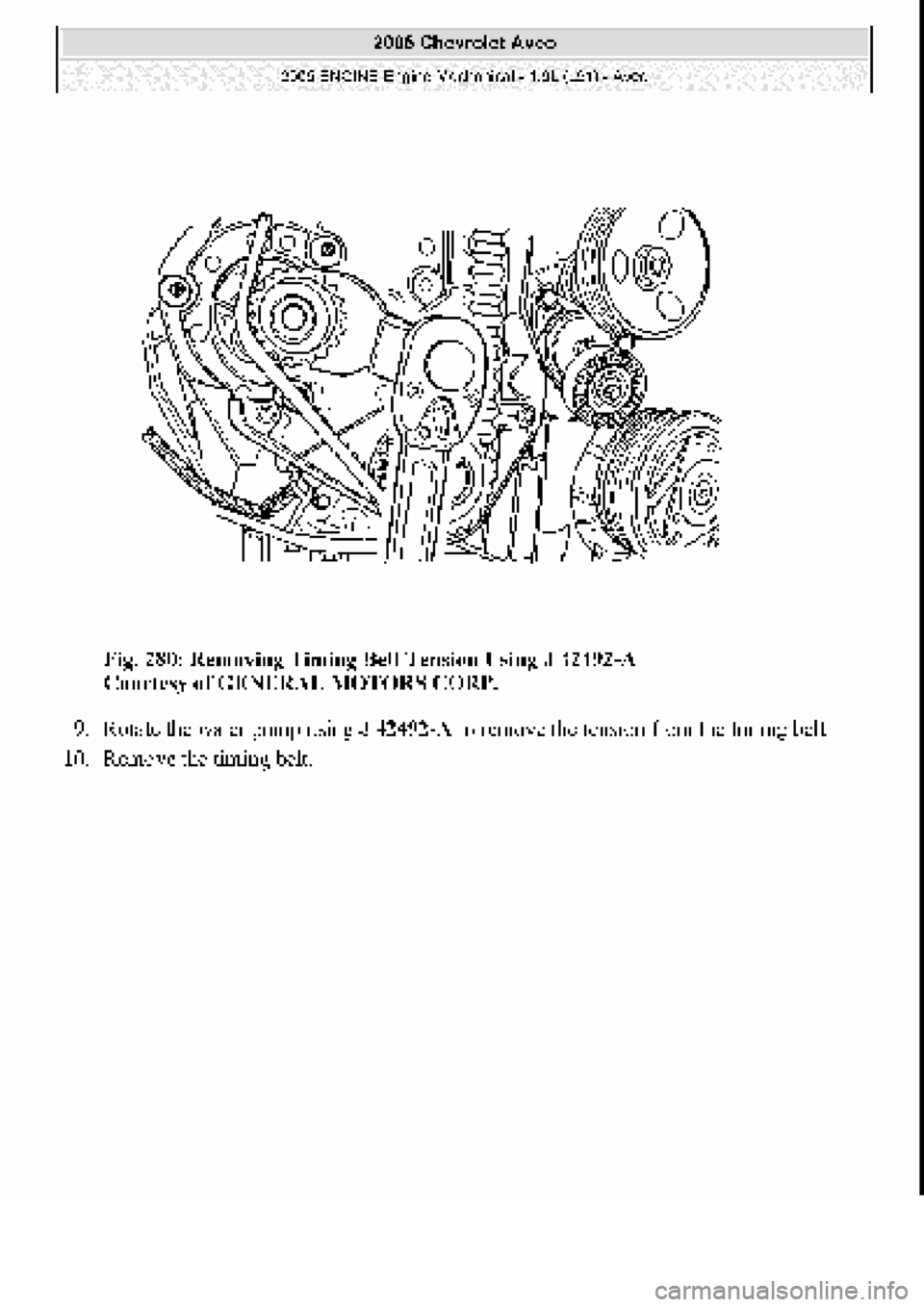 CHEVROLET AVEO 2002  Service Repair Manual 