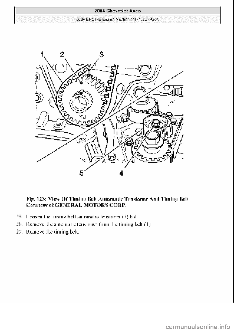 CHEVROLET AVEO 2002  Service Repair Manual 