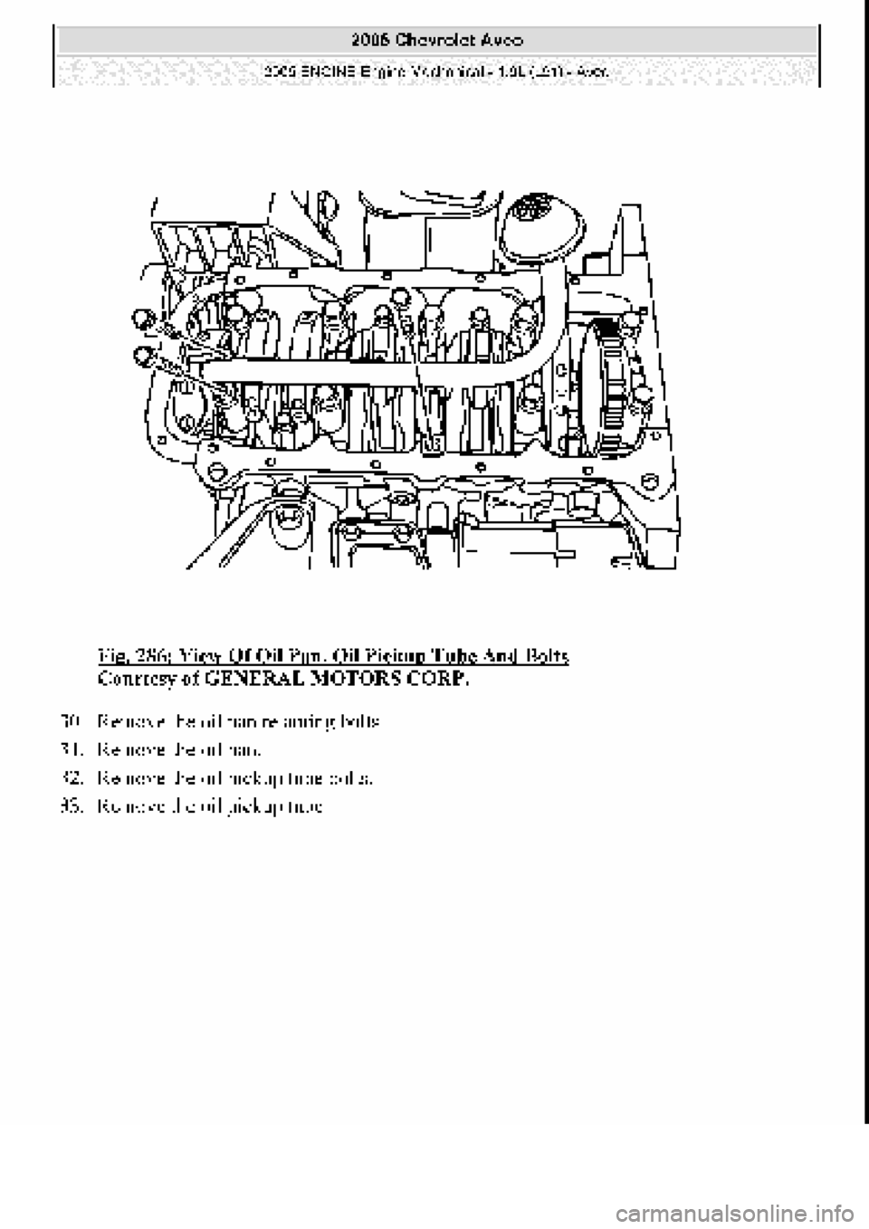 CHEVROLET AVEO 2002  Service Repair Manual 