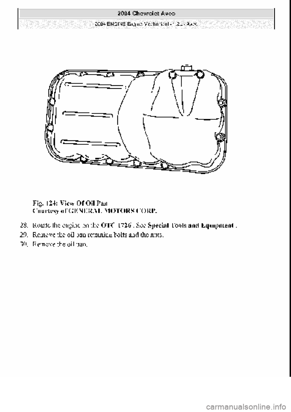 CHEVROLET AVEO 2002  Service Repair Manual 