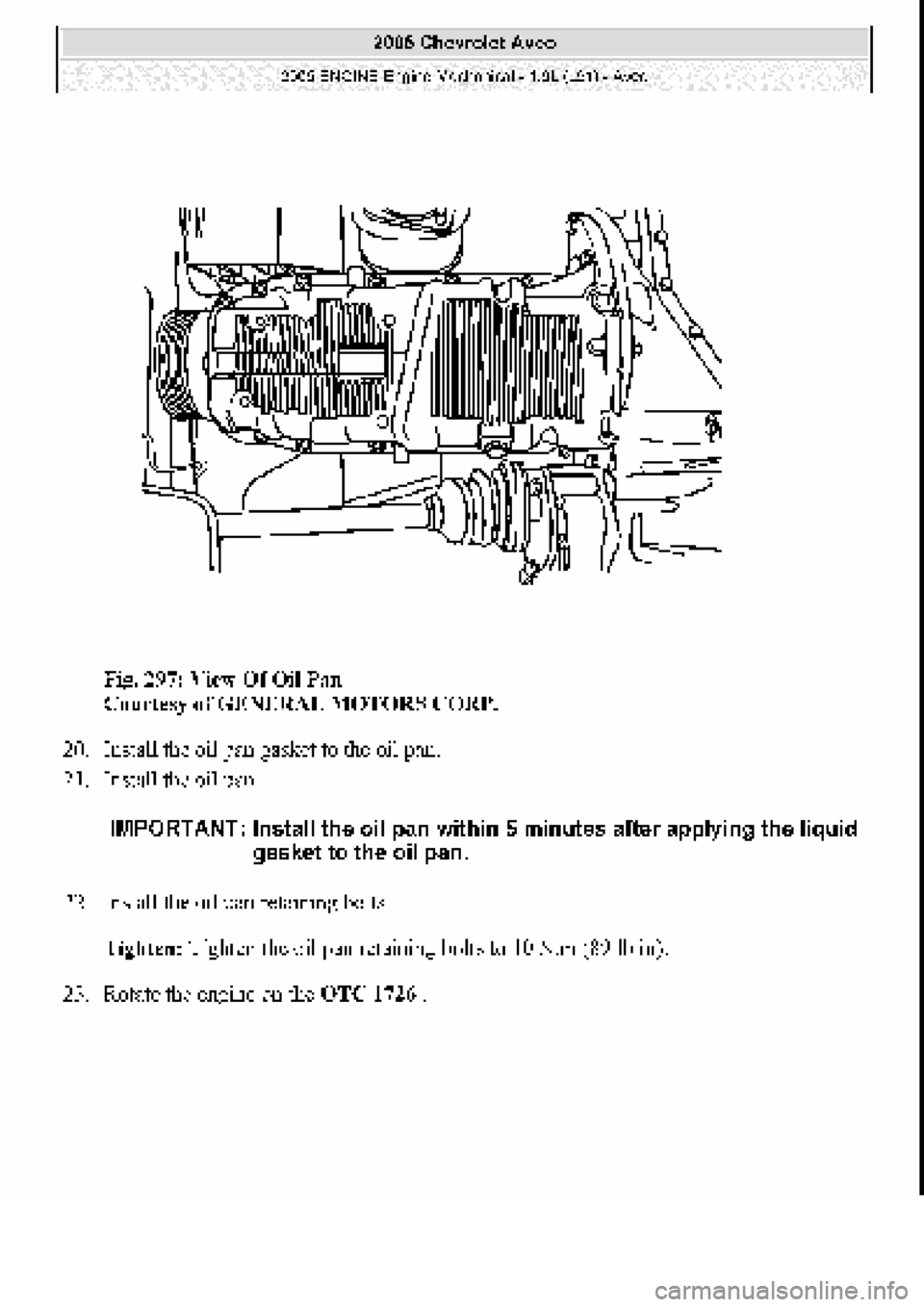 CHEVROLET AVEO 2002  Service Repair Manual 