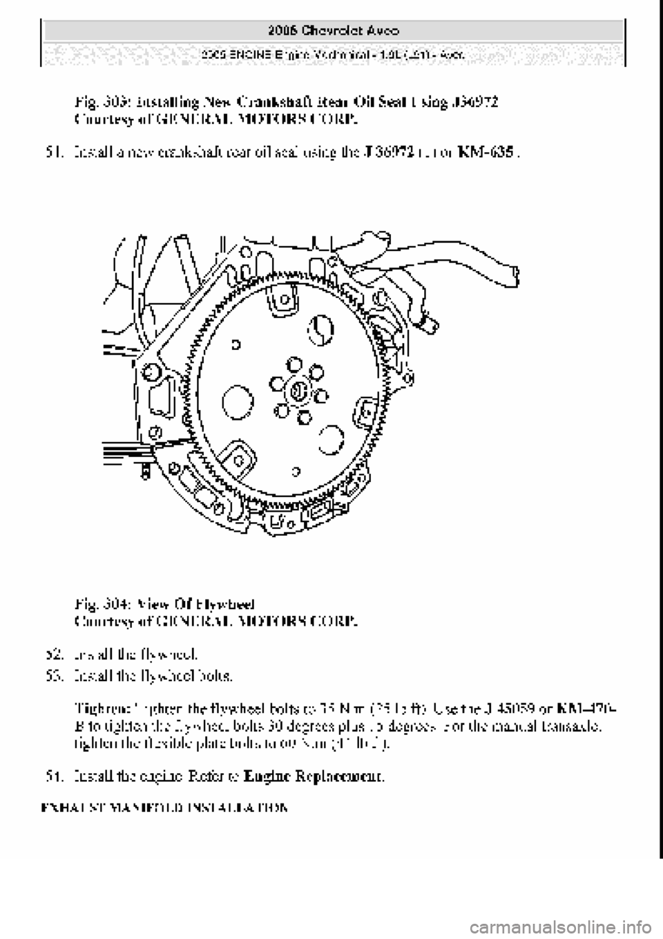 CHEVROLET AVEO 2002  Service Repair Manual 