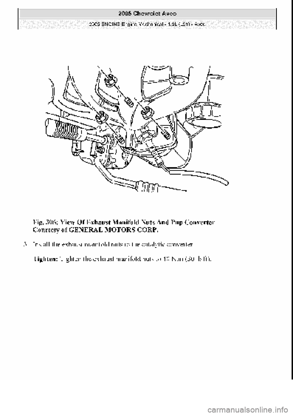 CHEVROLET AVEO 2002  Service Repair Manual 