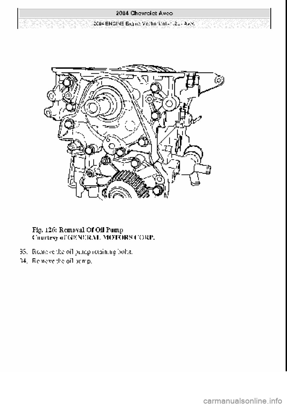 CHEVROLET AVEO 2002  Service Repair Manual 