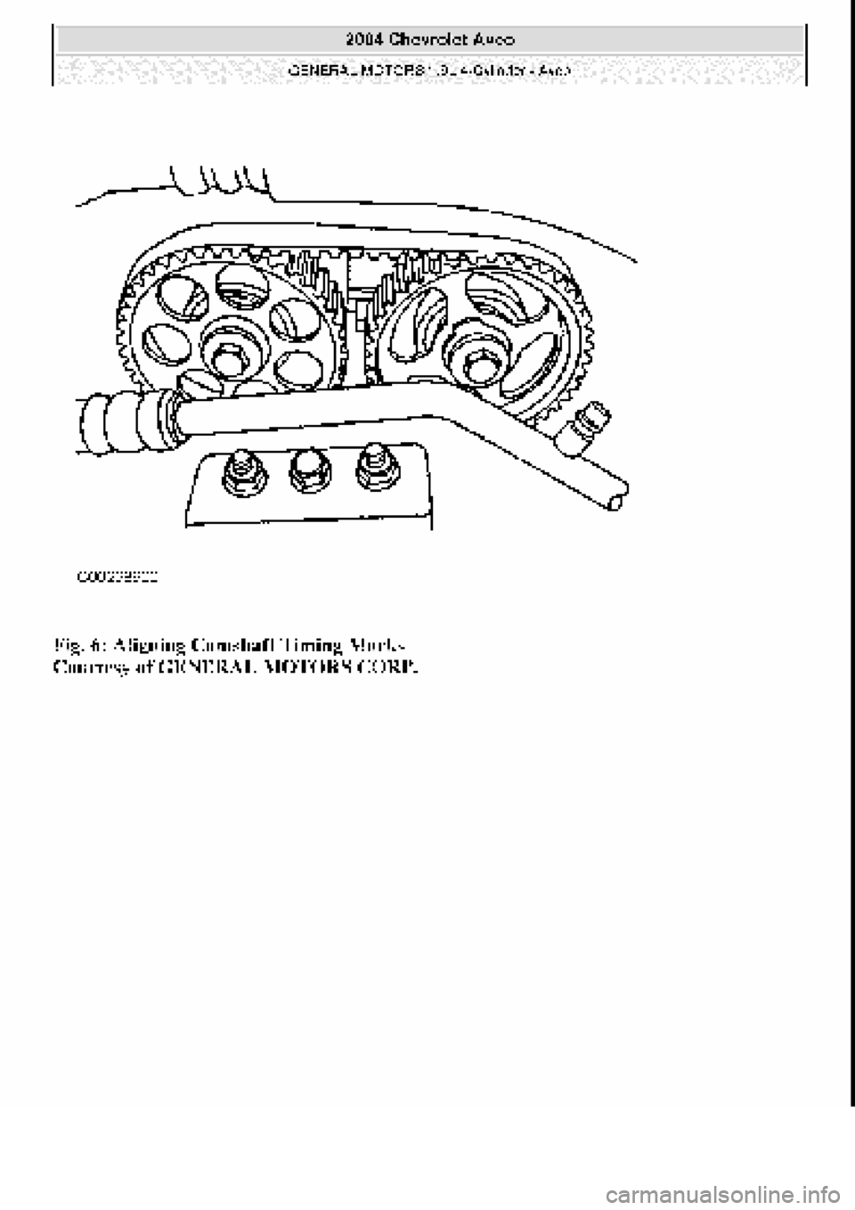 CHEVROLET AVEO 2002  Service Repair Manual 