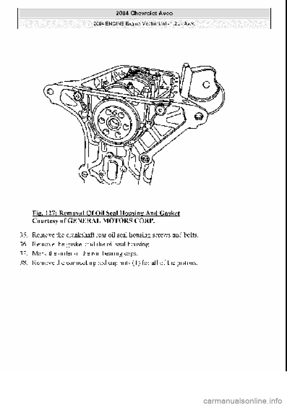 CHEVROLET AVEO 2002  Service Repair Manual 