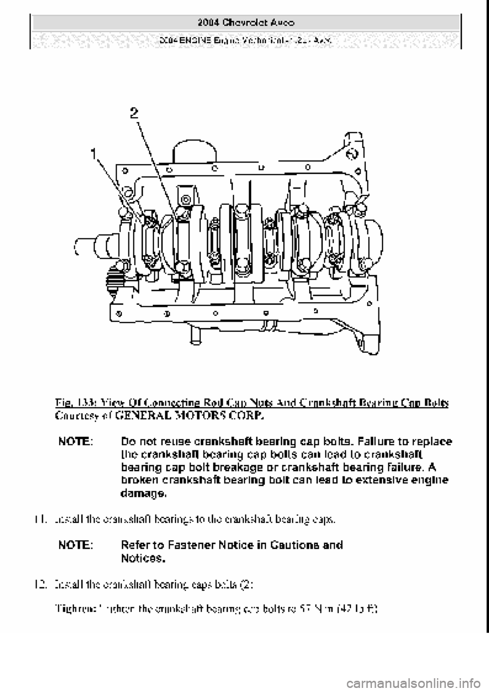 CHEVROLET AVEO 2002  Service Repair Manual 