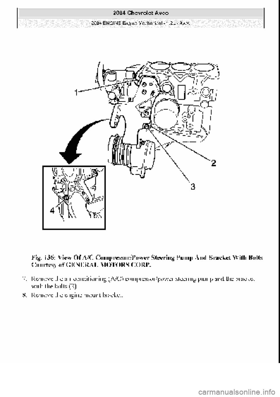 CHEVROLET AVEO 2002  Service Repair Manual 
