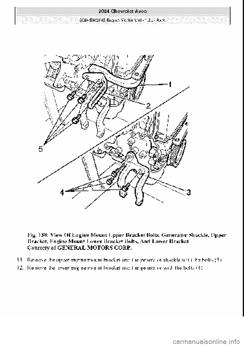 CHEVROLET AVEO 2002  Service Repair Manual 