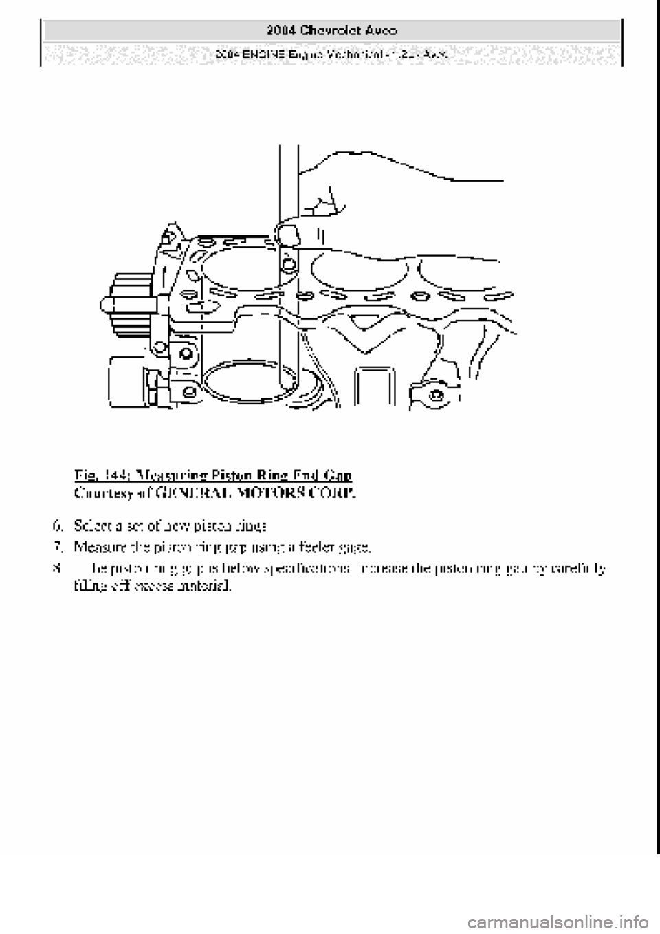 CHEVROLET AVEO 2002  Service Repair Manual 