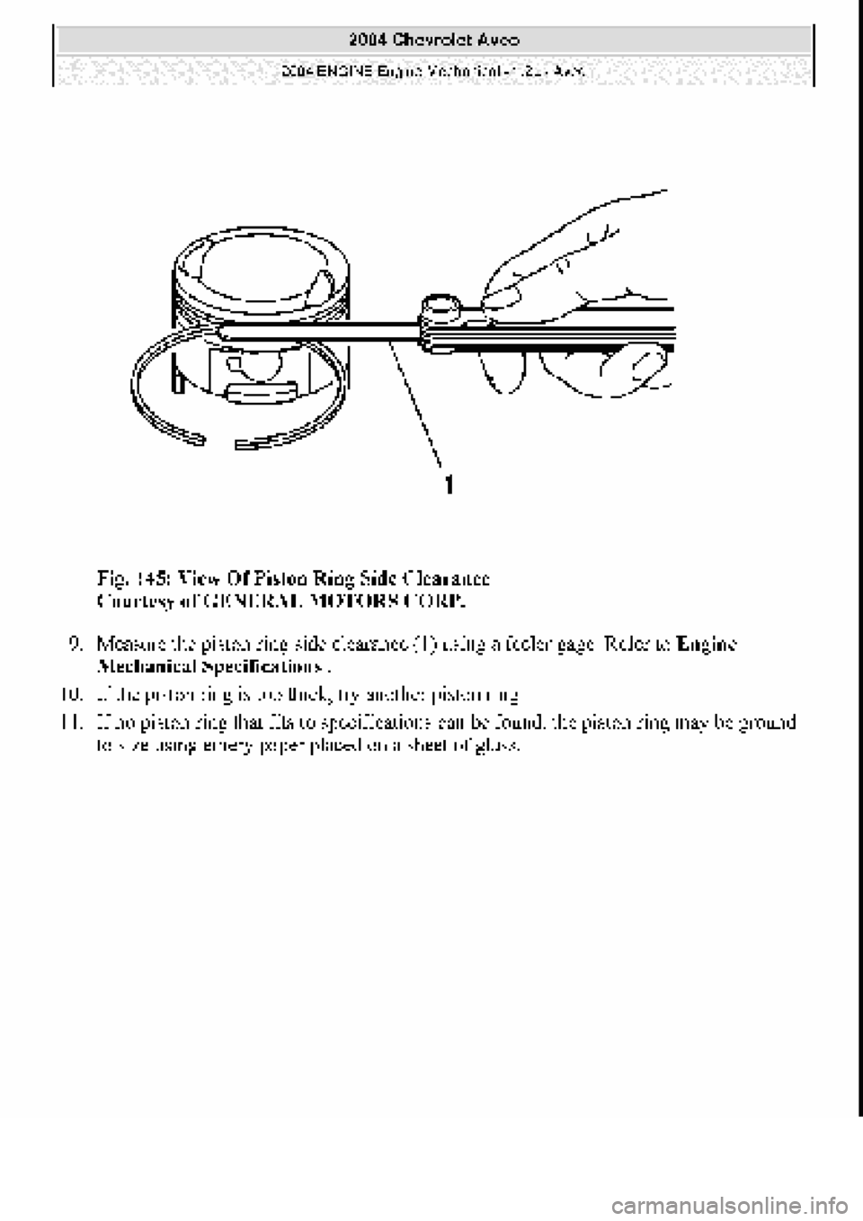 CHEVROLET AVEO 2002  Service Repair Manual 
