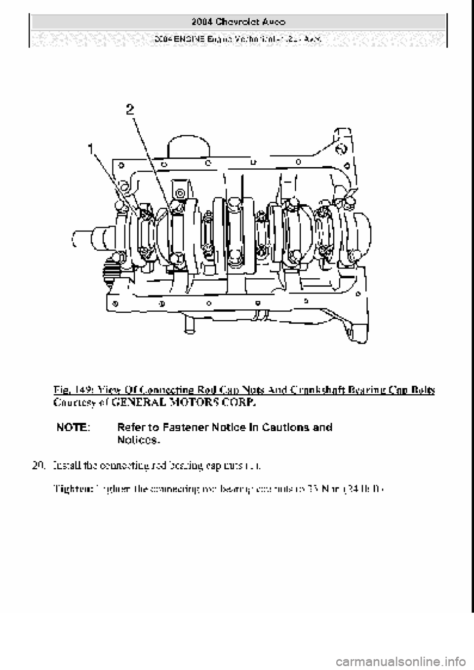 CHEVROLET AVEO 2002  Service Repair Manual 