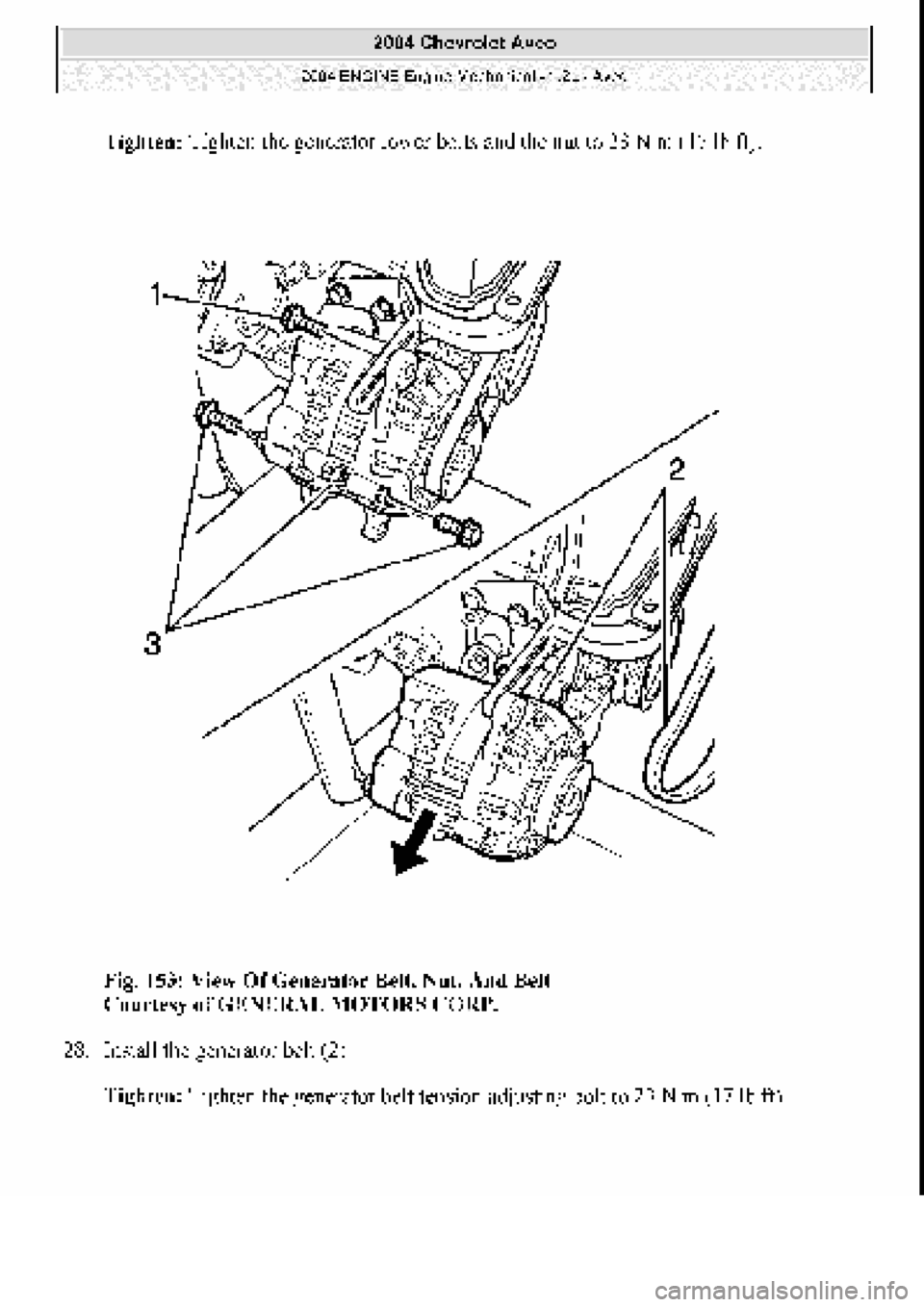 CHEVROLET AVEO 2002  Service Repair Manual 