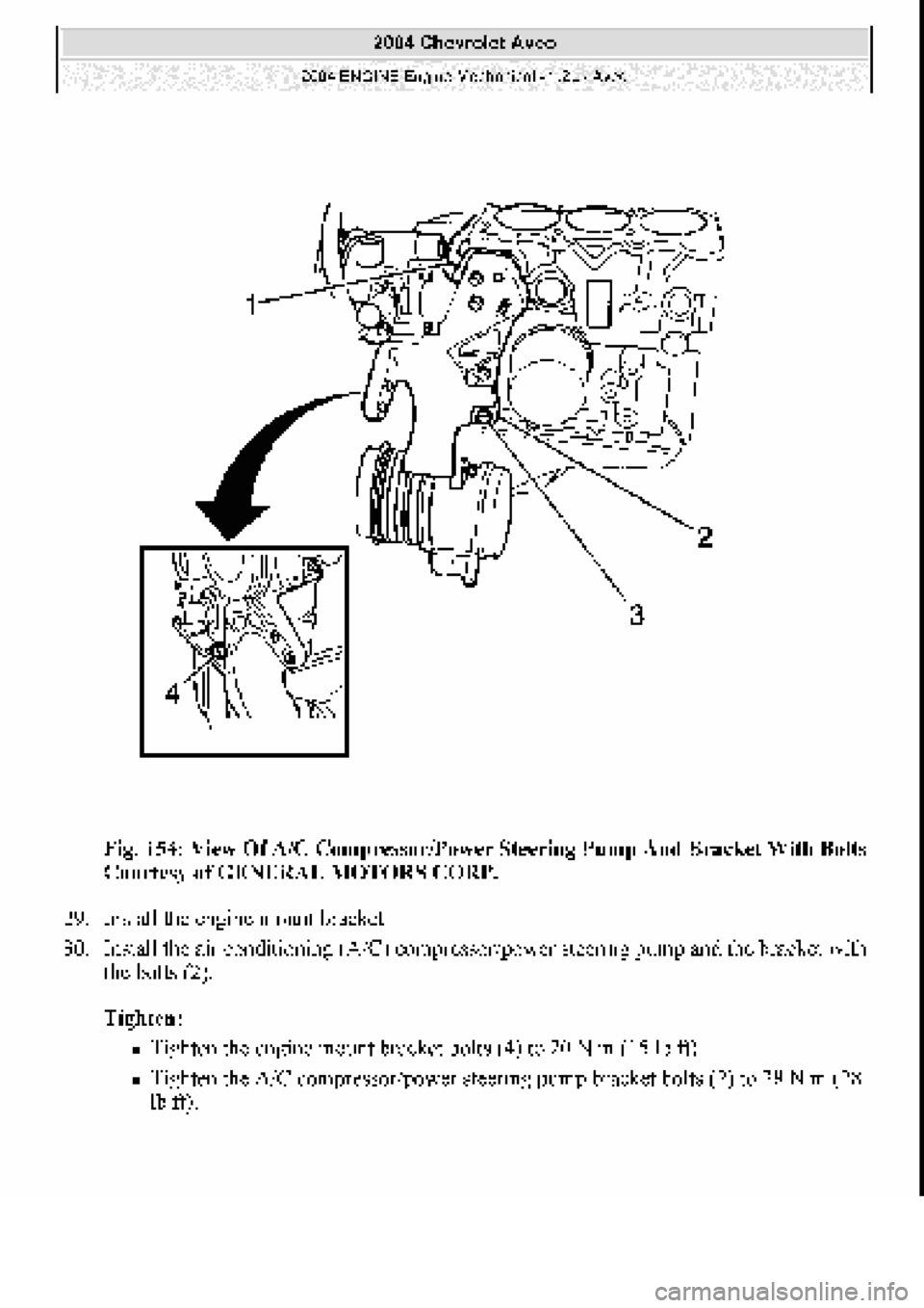 CHEVROLET AVEO 2002  Service Repair Manual 