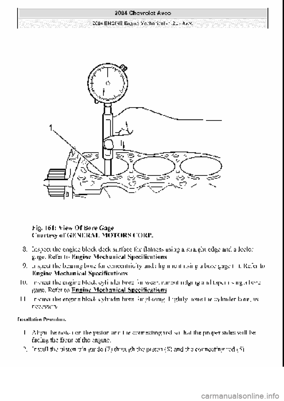 CHEVROLET AVEO 2002  Service Repair Manual 