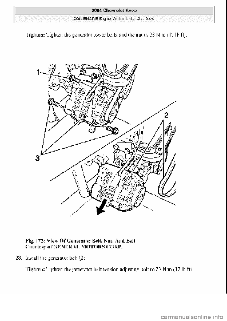 CHEVROLET AVEO 2002  Service Repair Manual 