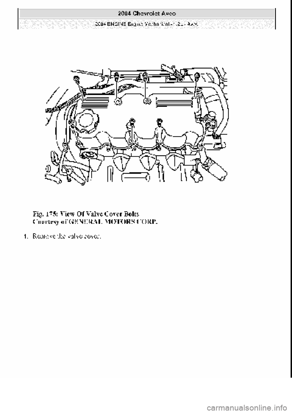 CHEVROLET AVEO 2002  Service Repair Manual 