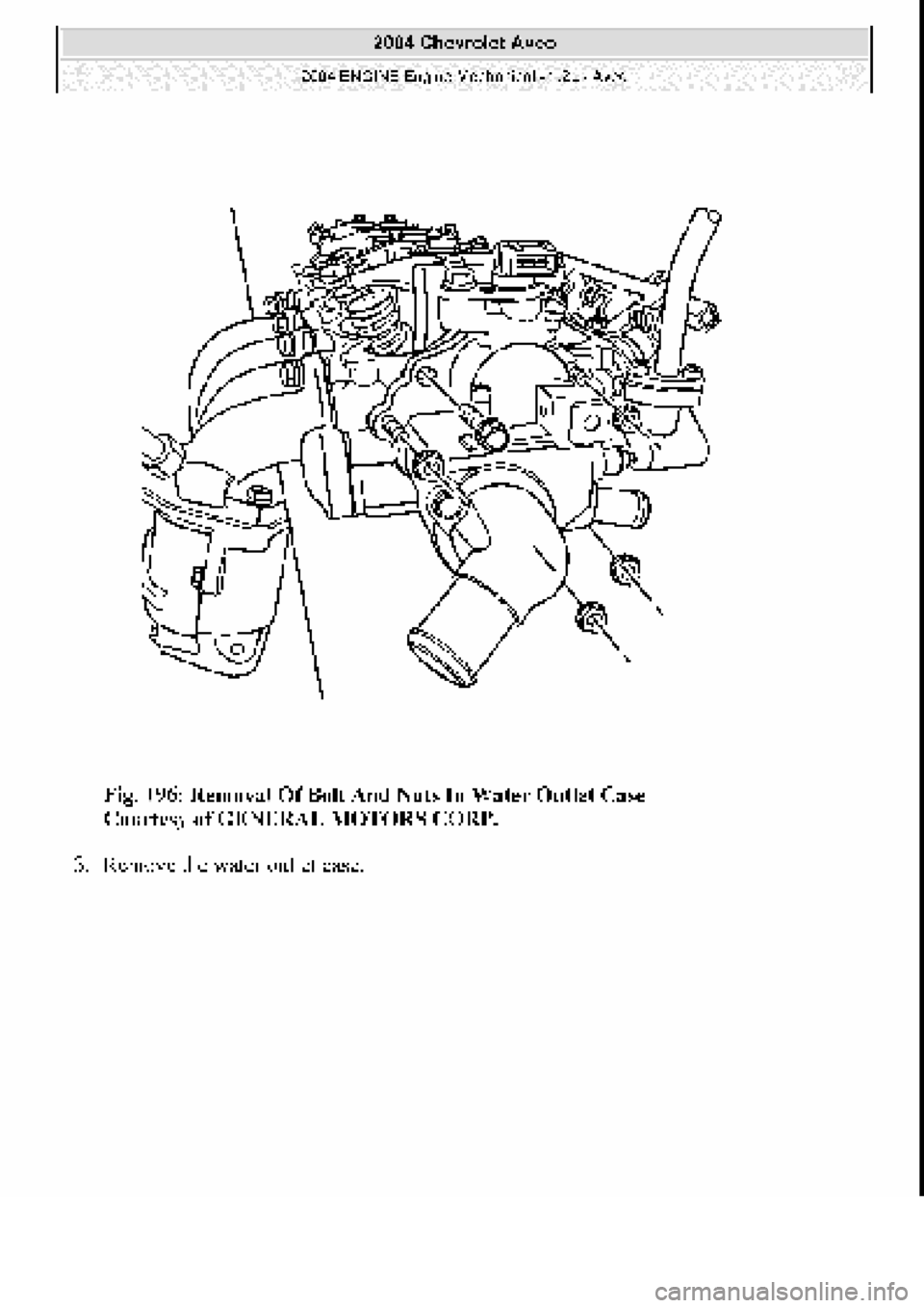 CHEVROLET AVEO 2002  Service Repair Manual 