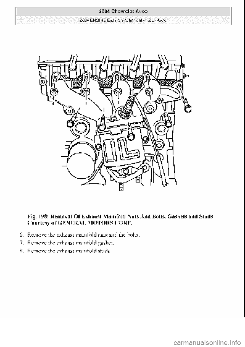 CHEVROLET AVEO 2002  Service Repair Manual 