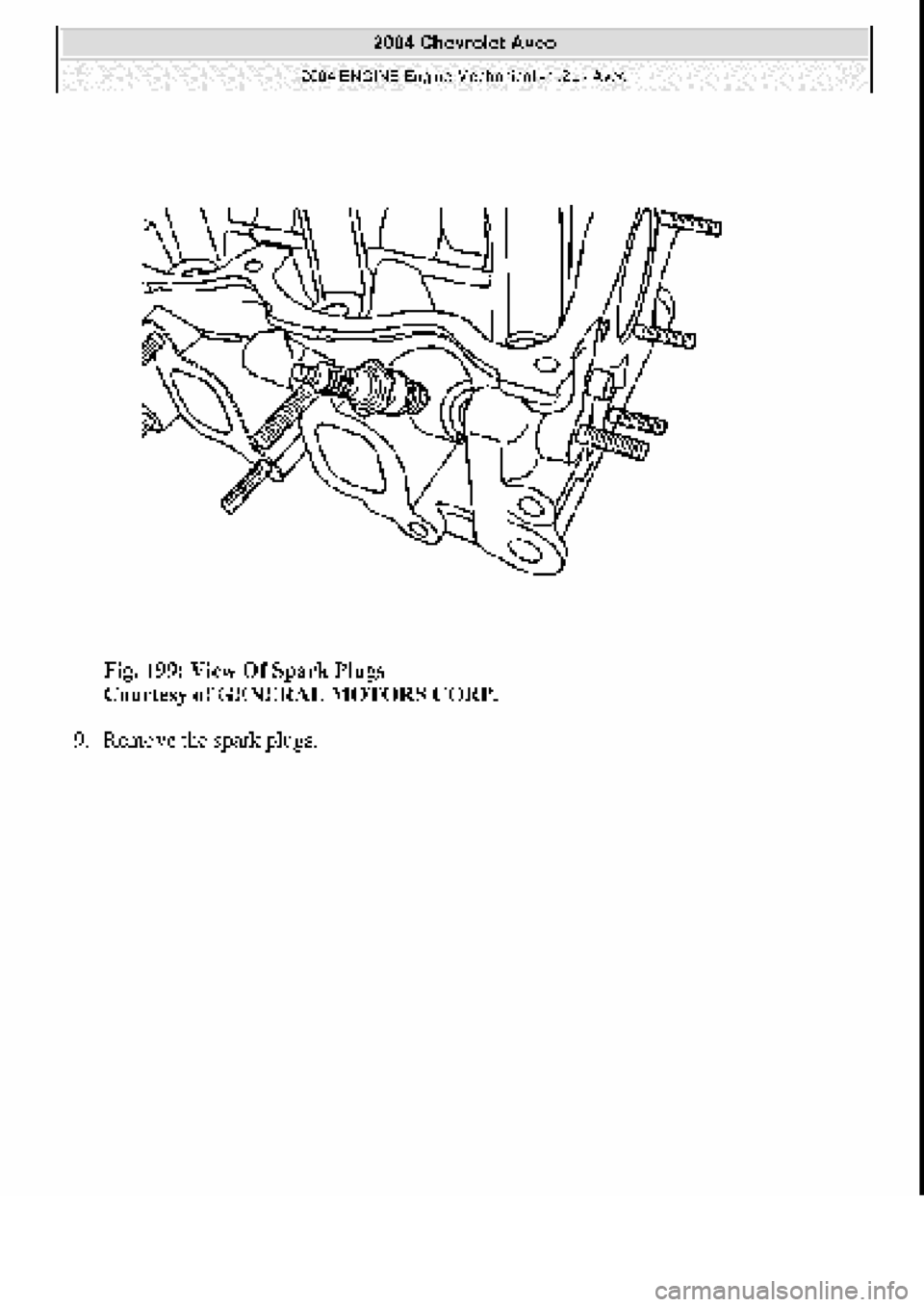 CHEVROLET AVEO 2002  Service Repair Manual 