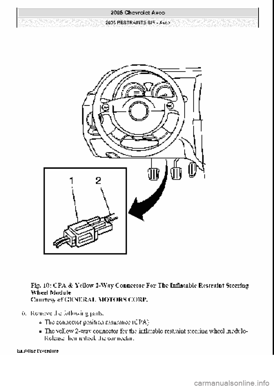 CHEVROLET AVEO 2002  Service Repair Manual 