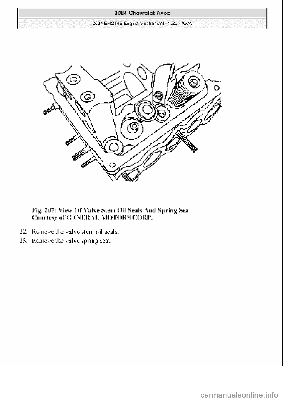 CHEVROLET AVEO 2002  Service Repair Manual 