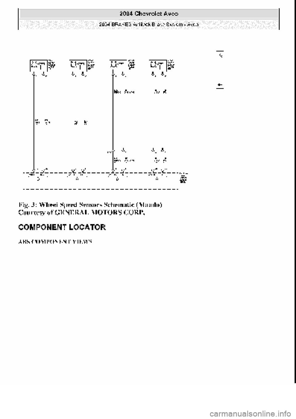 CHEVROLET AVEO 2002  Service Repair Manual 
