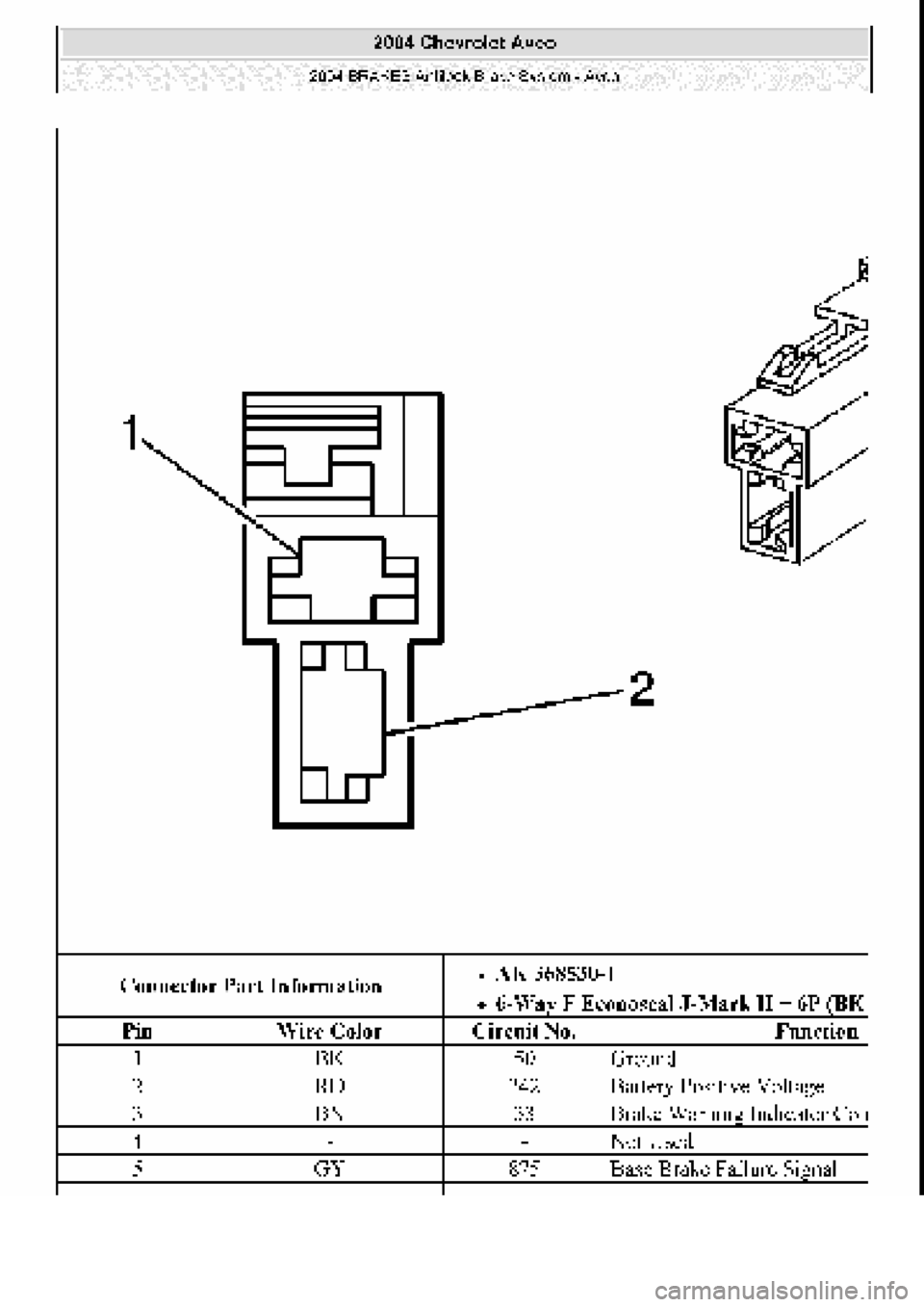 CHEVROLET AVEO 2002  Service Repair Manual 