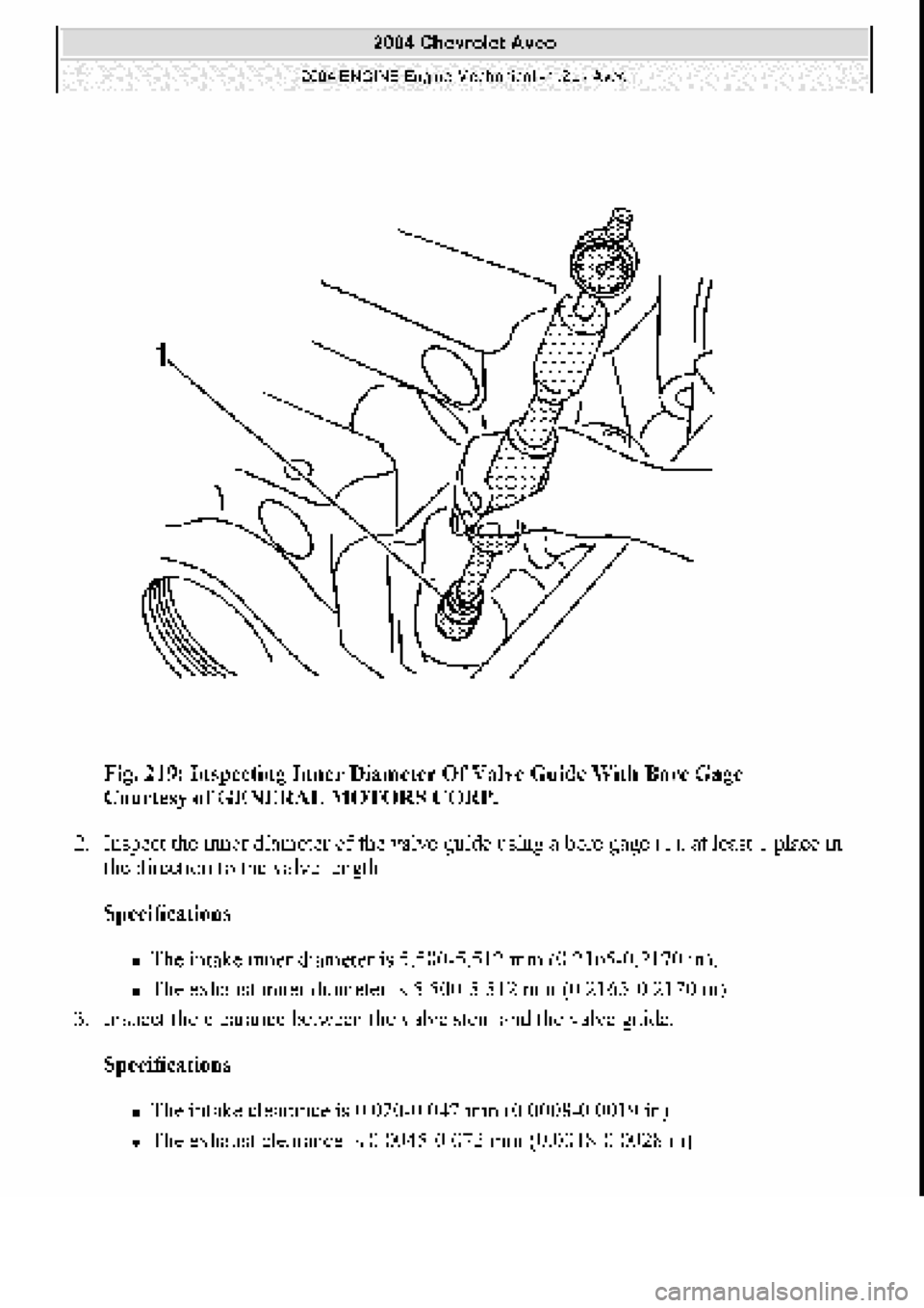 CHEVROLET AVEO 2002  Service Repair Manual 