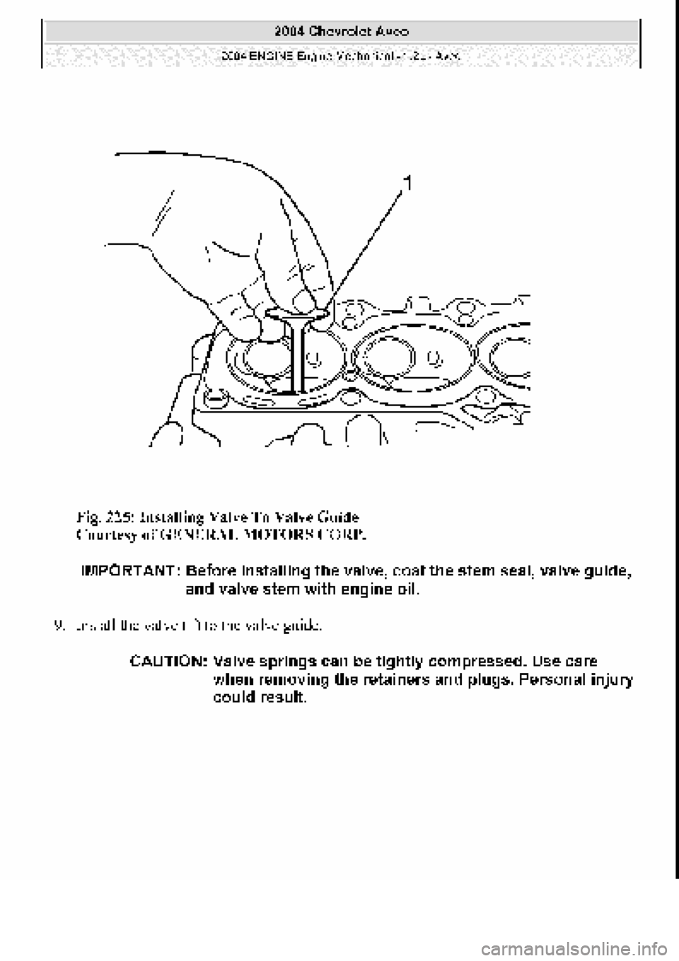 CHEVROLET AVEO 2002  Service Repair Manual 