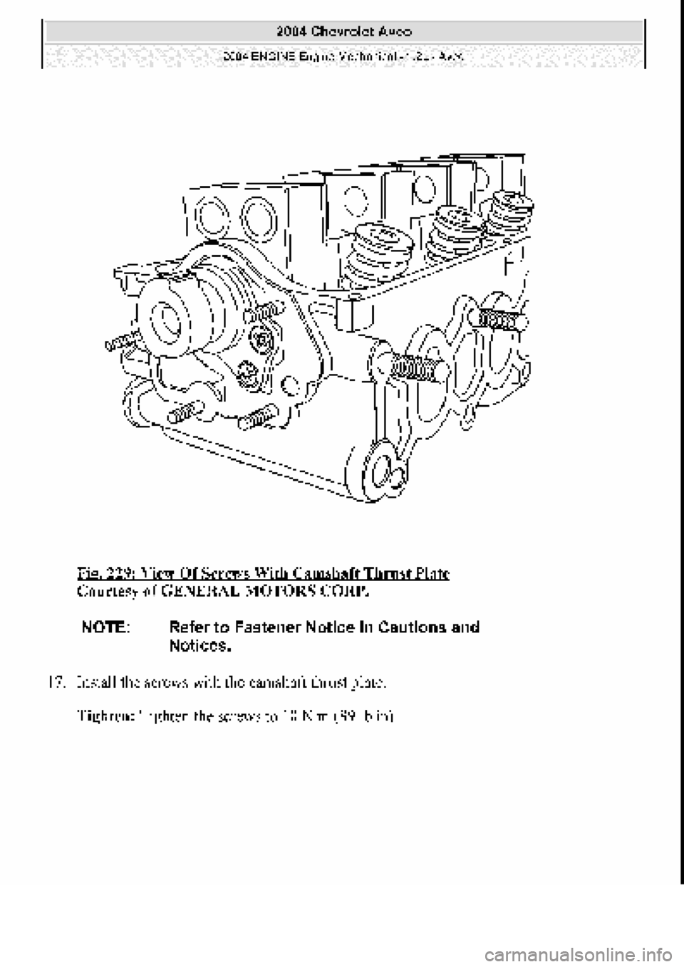 CHEVROLET AVEO 2002  Service Repair Manual 