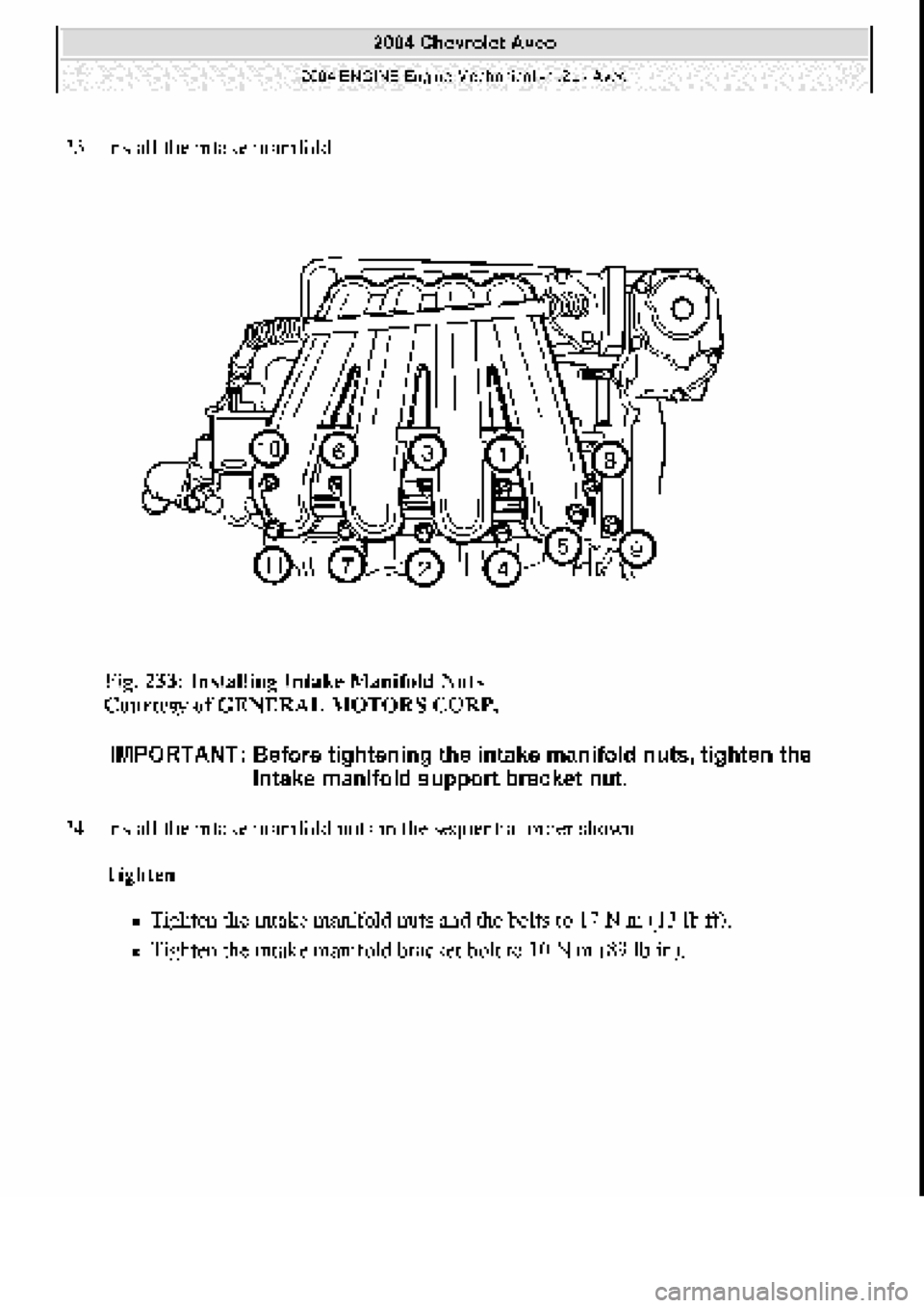 CHEVROLET AVEO 2002  Service Repair Manual 